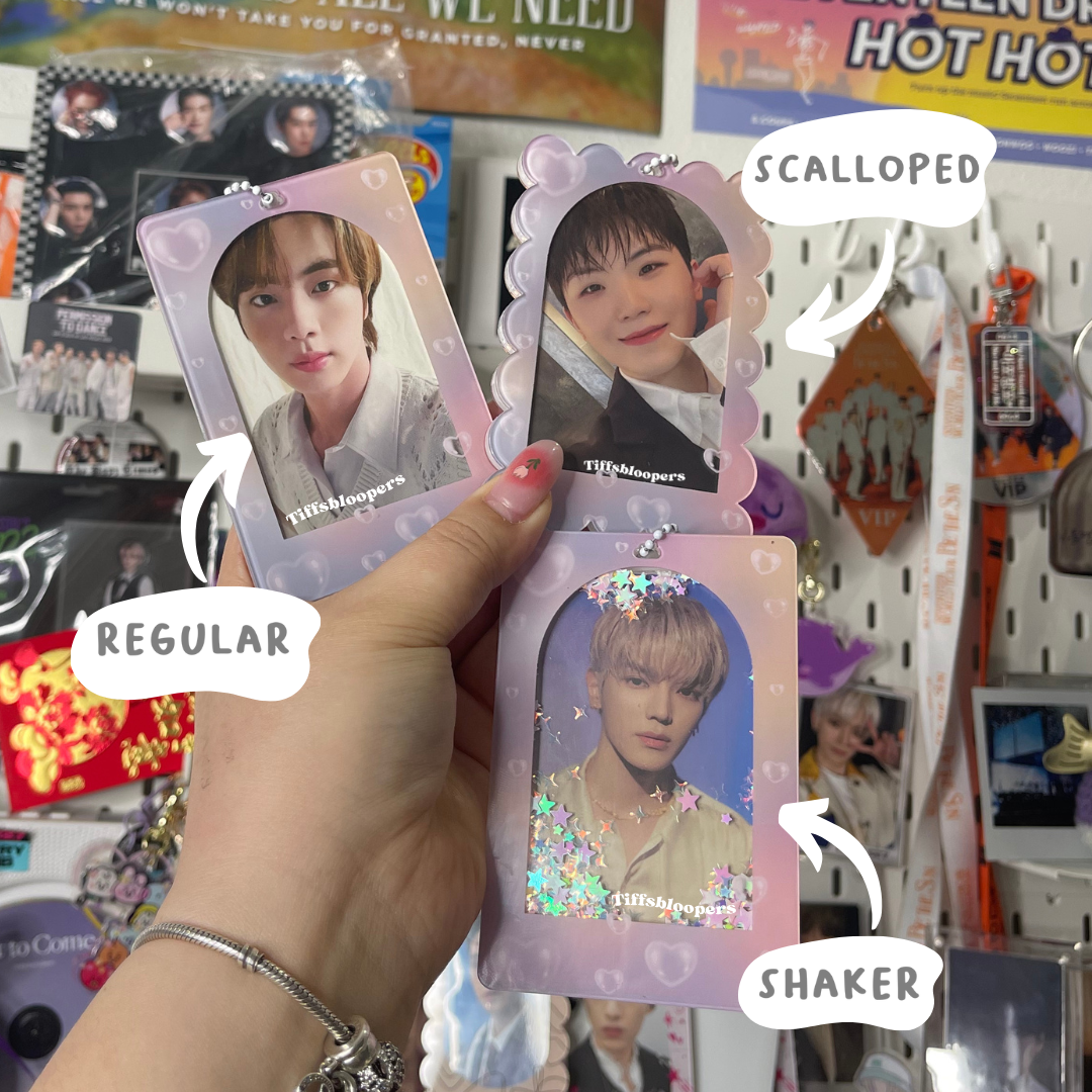 PREORDER Heavens Cloud SHAKER acrylic photocard holder