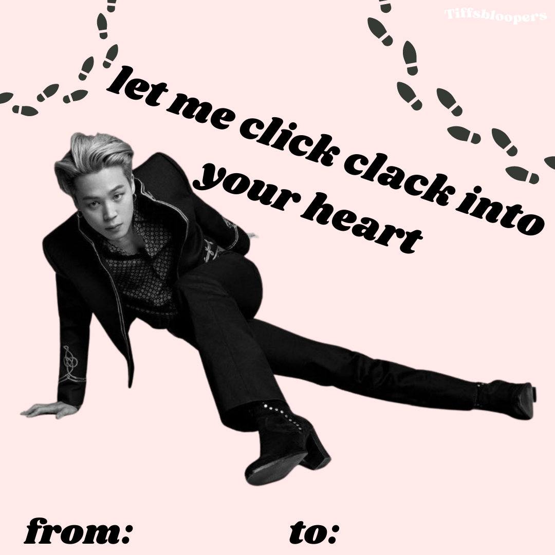 BTS Valentine Day Cards