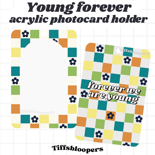 NEW Young Forever Acrylic Photocard Holders