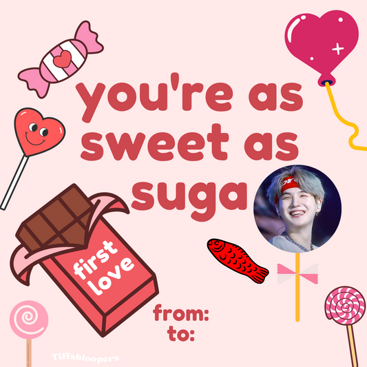 BTS Valentine Day Cards